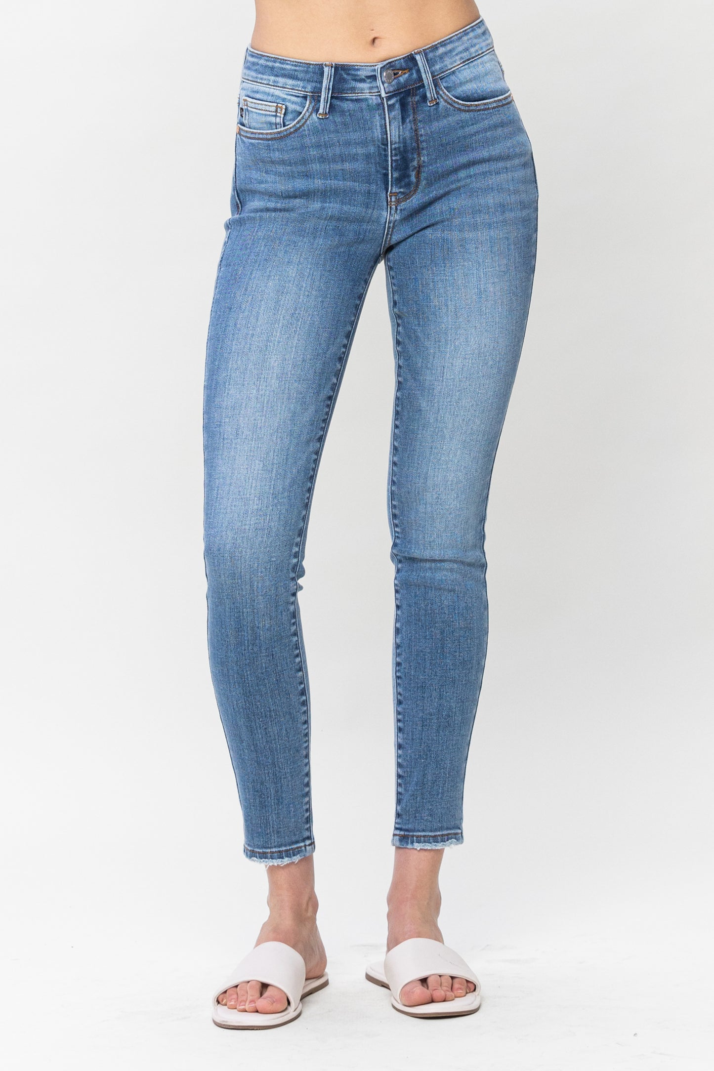 Mid Rise Vintage Skinny