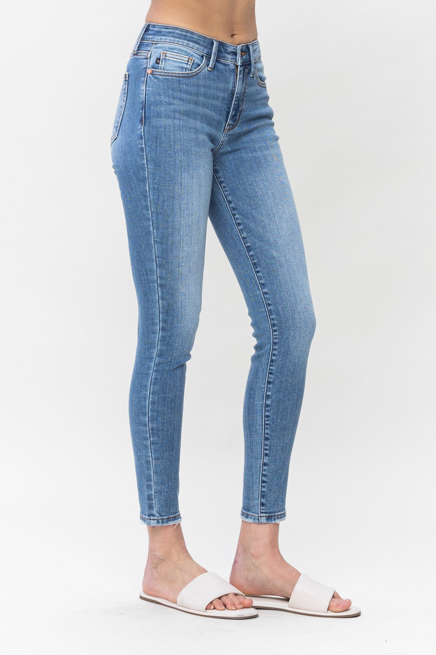 Mid Rise Vintage Skinny