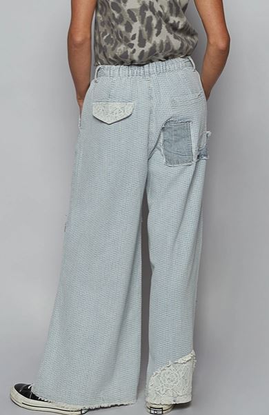 Front Snap-Button Pants