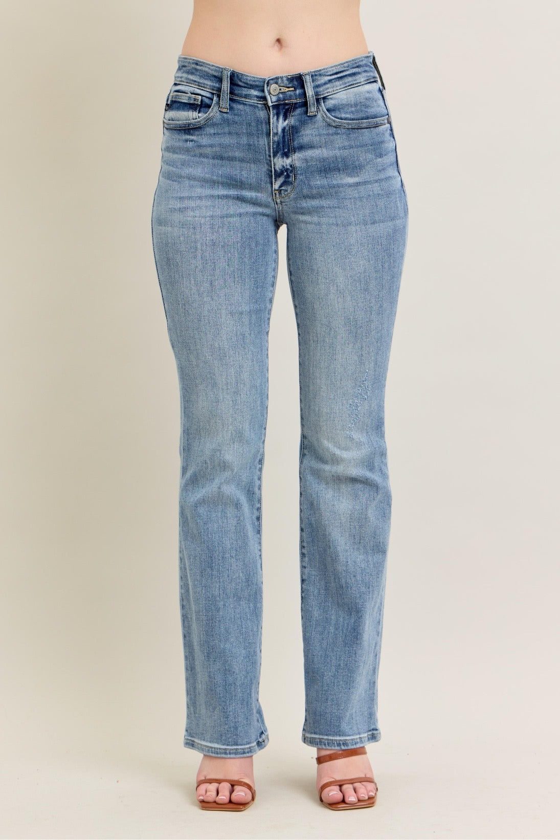 Judy Blue Mid Rise Bootcut Jeans