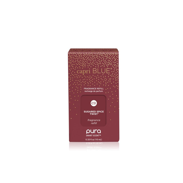 Capri Blue PURA HOLIDAY - SUGARED SPICE TWIST DIFFUSER REFILL
