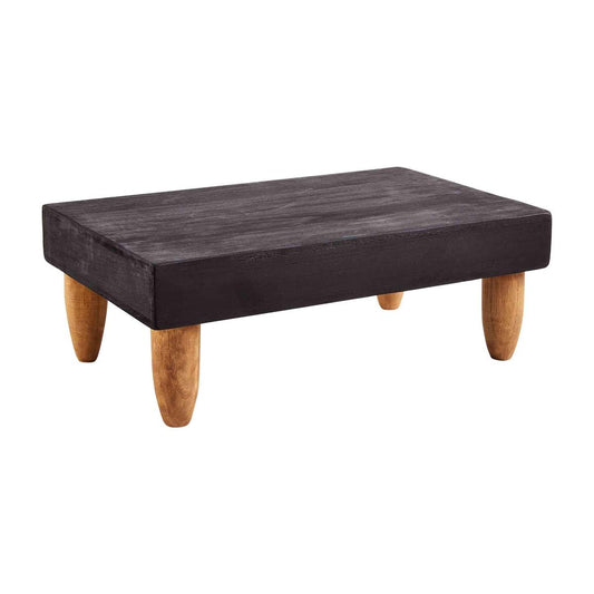 BLACK FOOTED SERVING BOARD