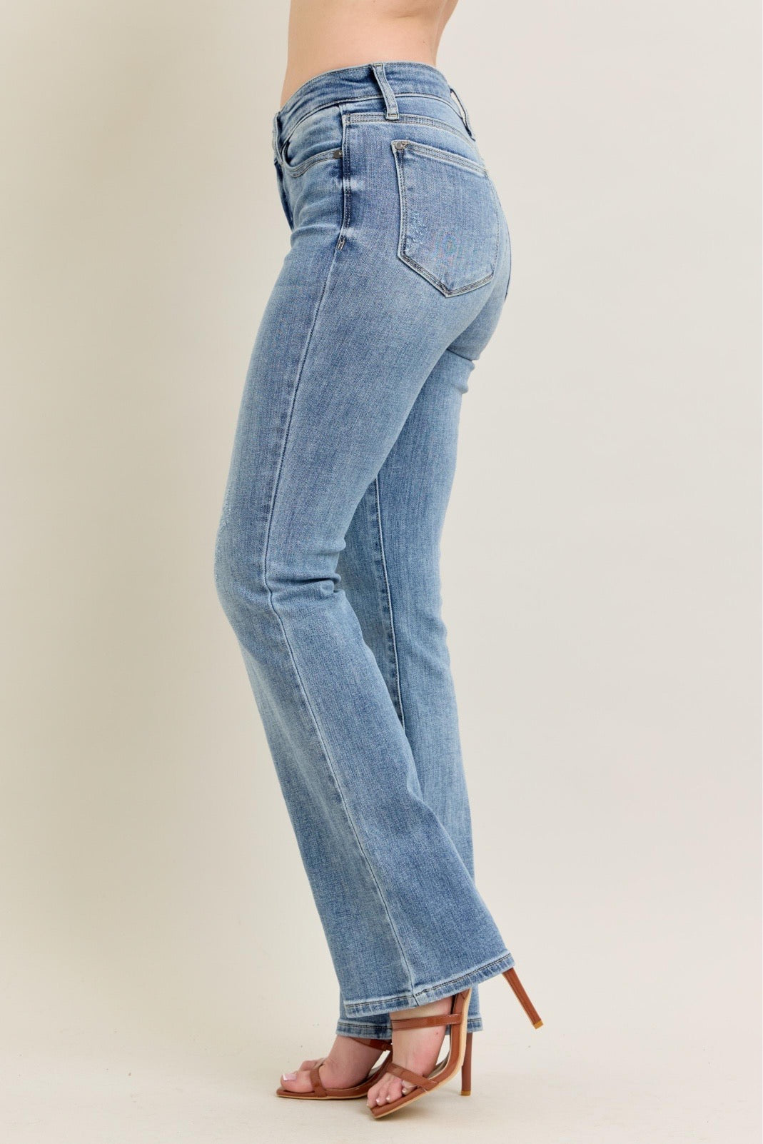 Judy Blue Mid Rise Bootcut Jeans