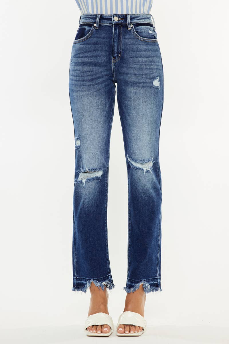 KanCan HIGH RISE SLIM STRAIGHT JEANS