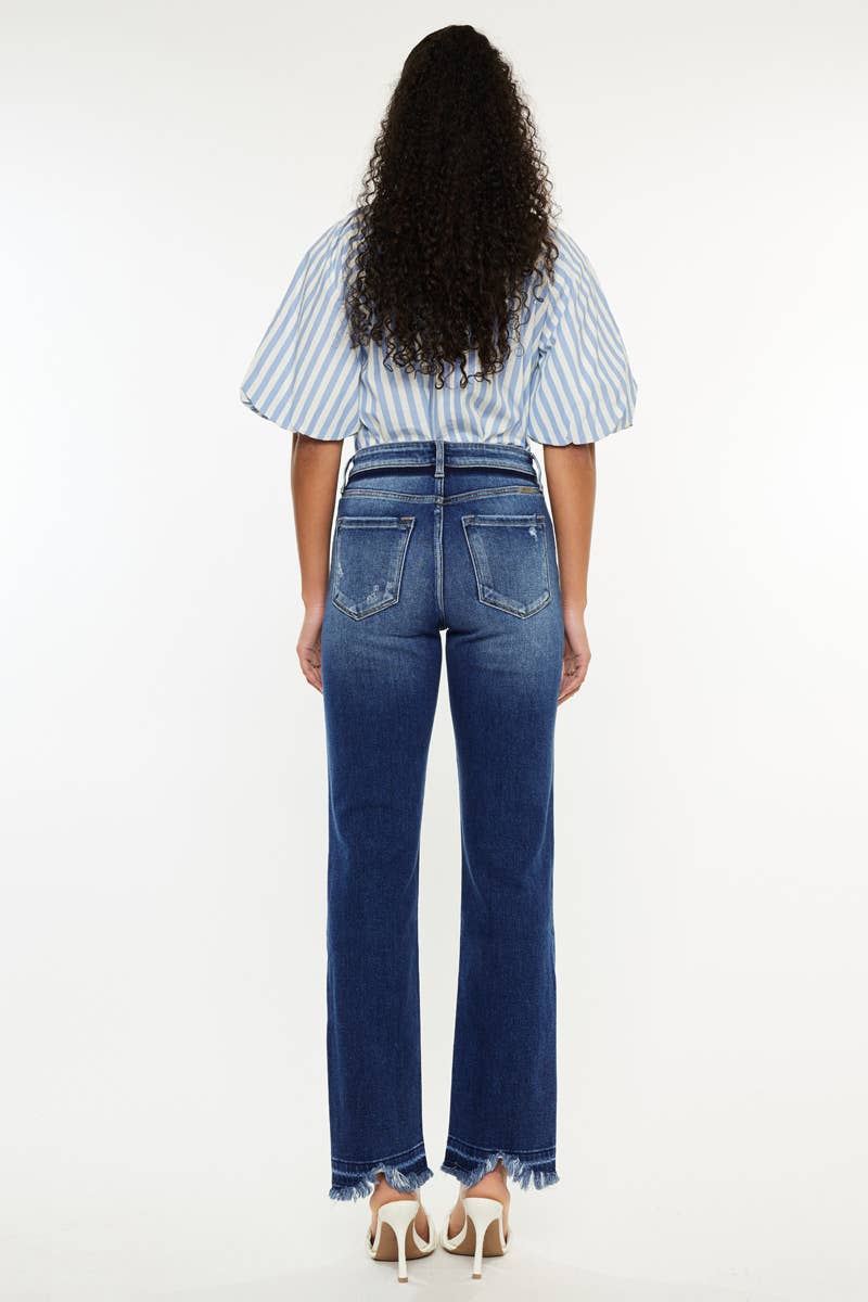 KanCan HIGH RISE SLIM STRAIGHT JEANS