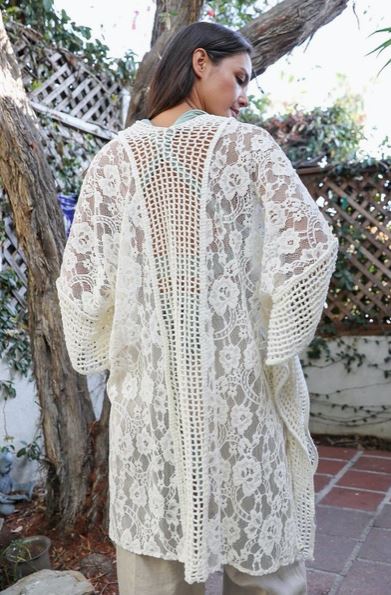 Floral Pattern Kimono