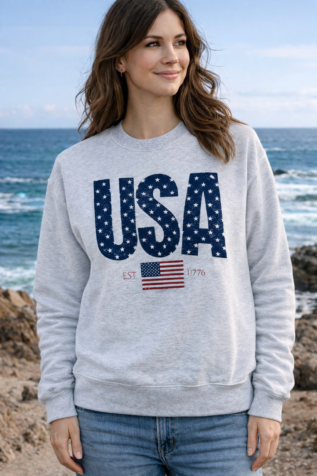 USA Stars and Stripes Sweatshirt