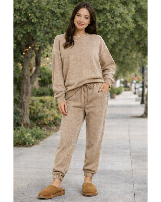 Comfy Chic Acid Washed Sweatshirt