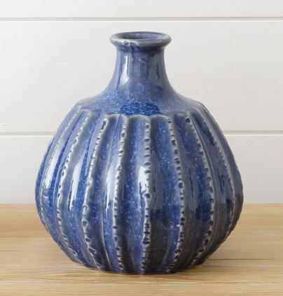 Ceramic Vase - Nautical Blue, Small