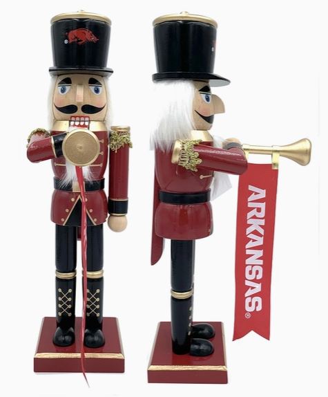 14" Arkansas Razorback Bugler Nutcracker