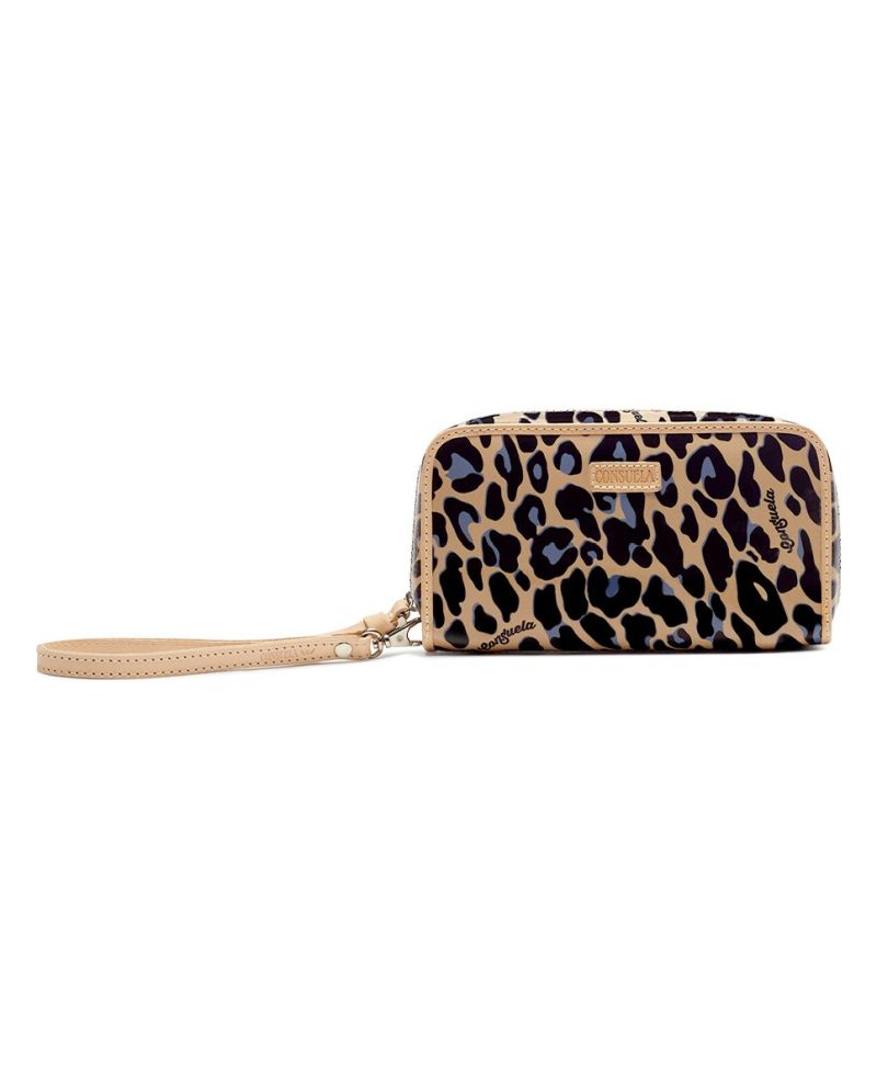 BLUE JAG WRISTLET WALLET
