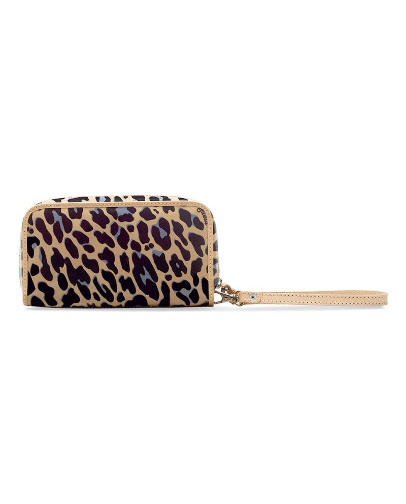 BLUE JAG WRISTLET WALLET