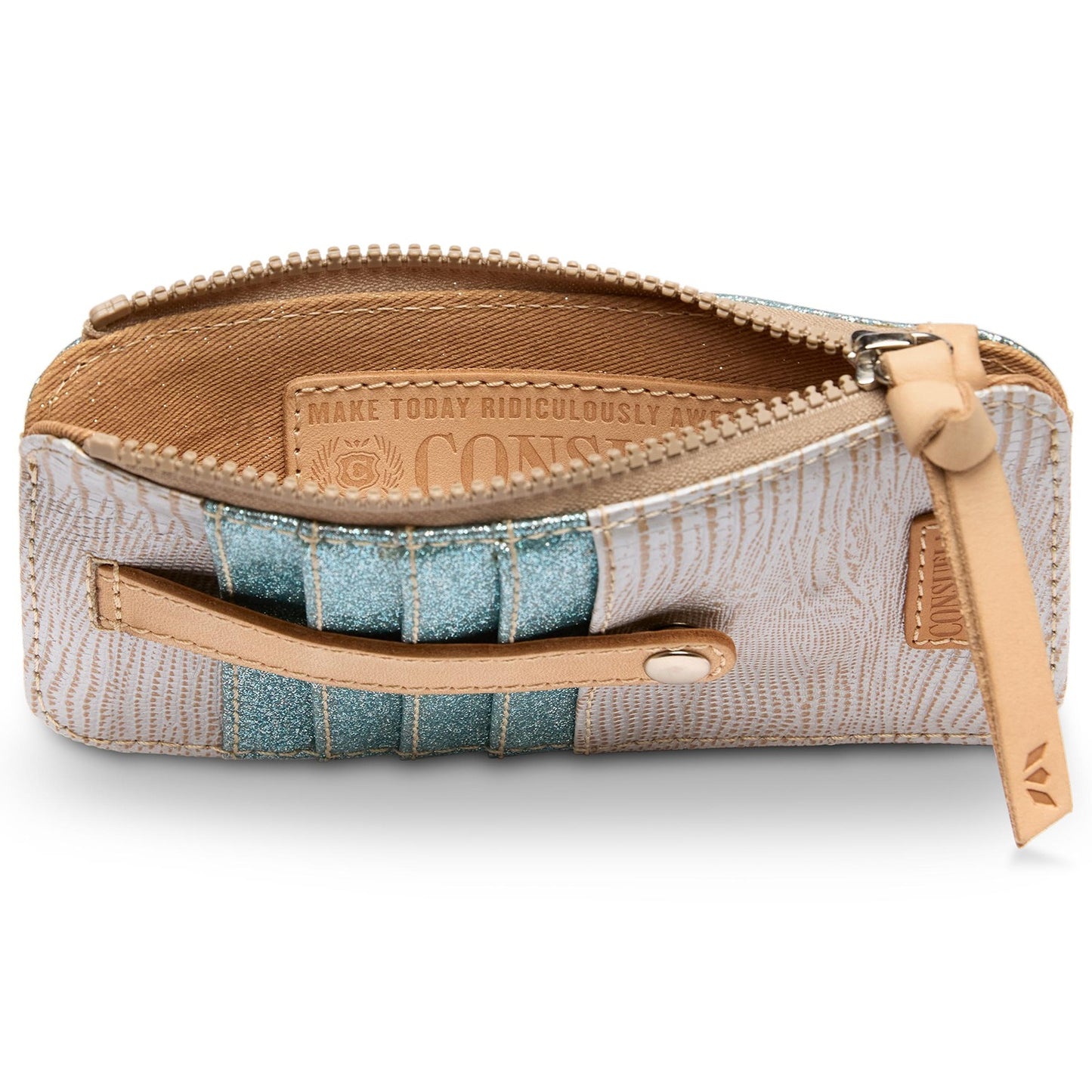 CONSUELA Card Organizer, Celeste