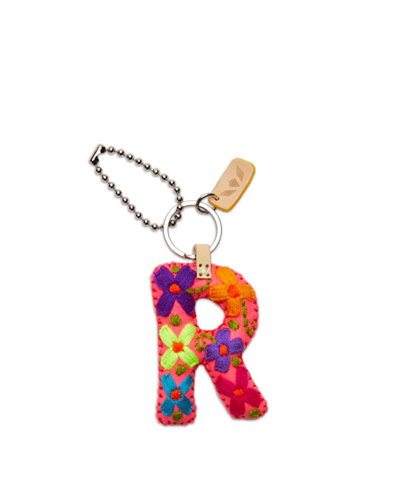 PINK FELT ALPHABET CHARMS