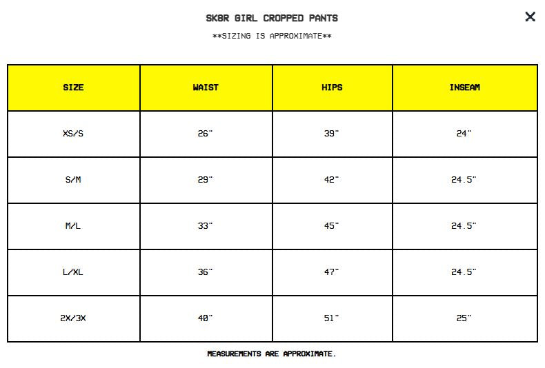 Sk8r Girl Cropped Pants
