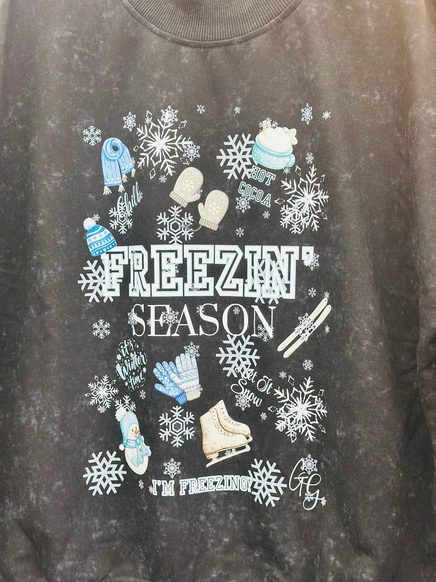 Freezin' Season Sweatshirt by Grit & Grace Apparel