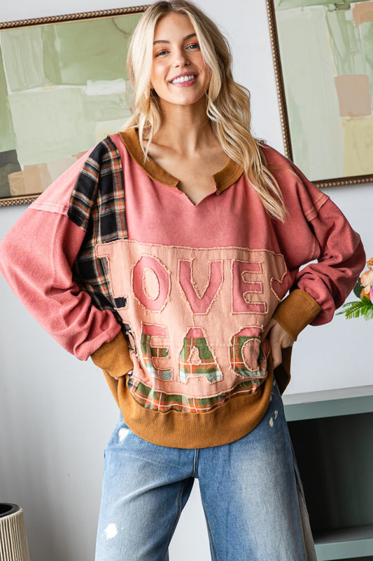 LOVE & PEACE PULLOVER