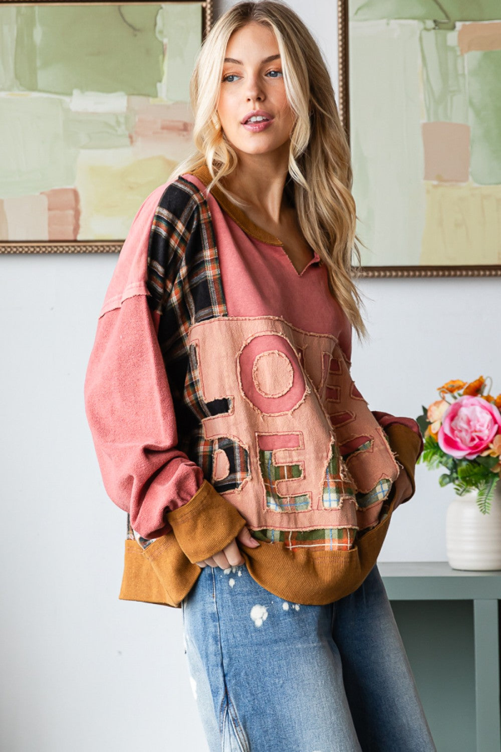 LOVE & PEACE PULLOVER