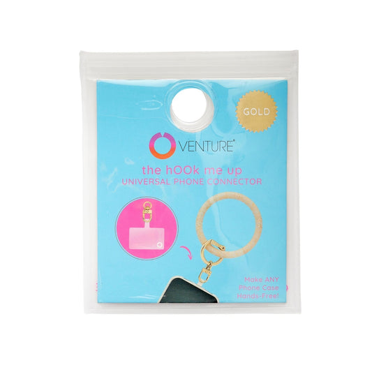 The Hook Me Up Universal Phone Connector -Gold