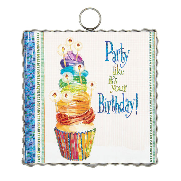 Mini Birthday Cupcake Print