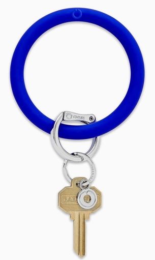 Silicone Big O® Key Ring - Blue Me Away