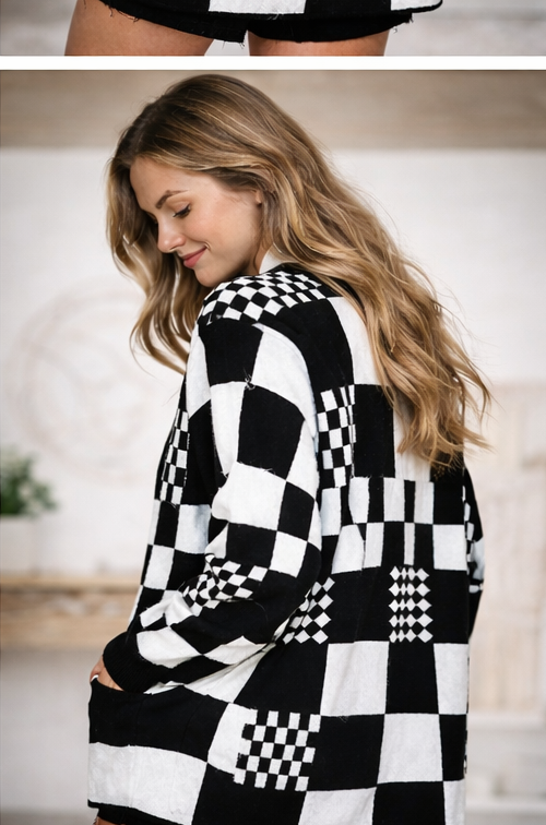 Checkmate Cardigan