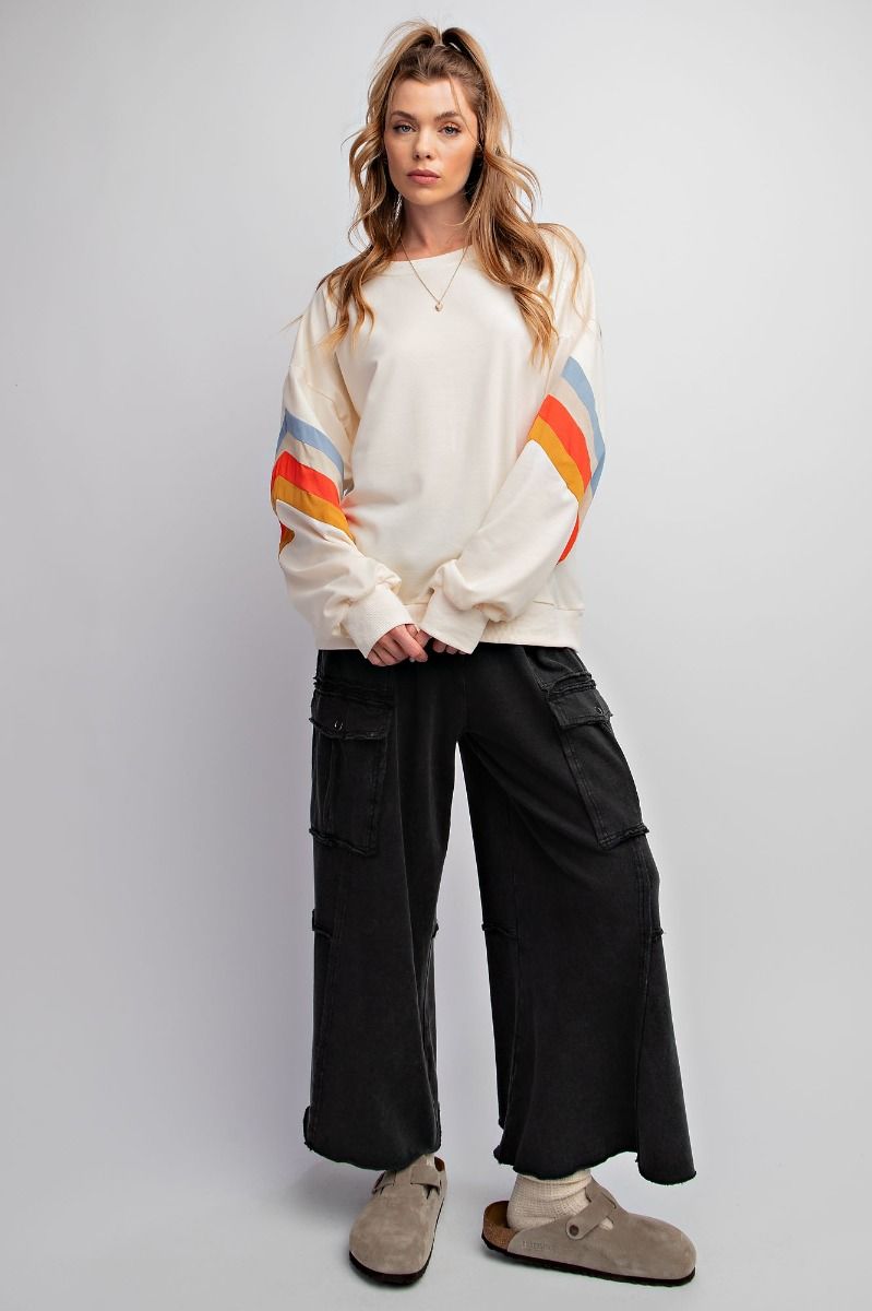 UTILITY MINERAL WASHED CURVY CARGO PANTS