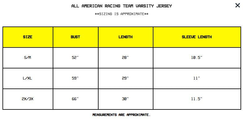 All American Racing Team Varsity Jersey
