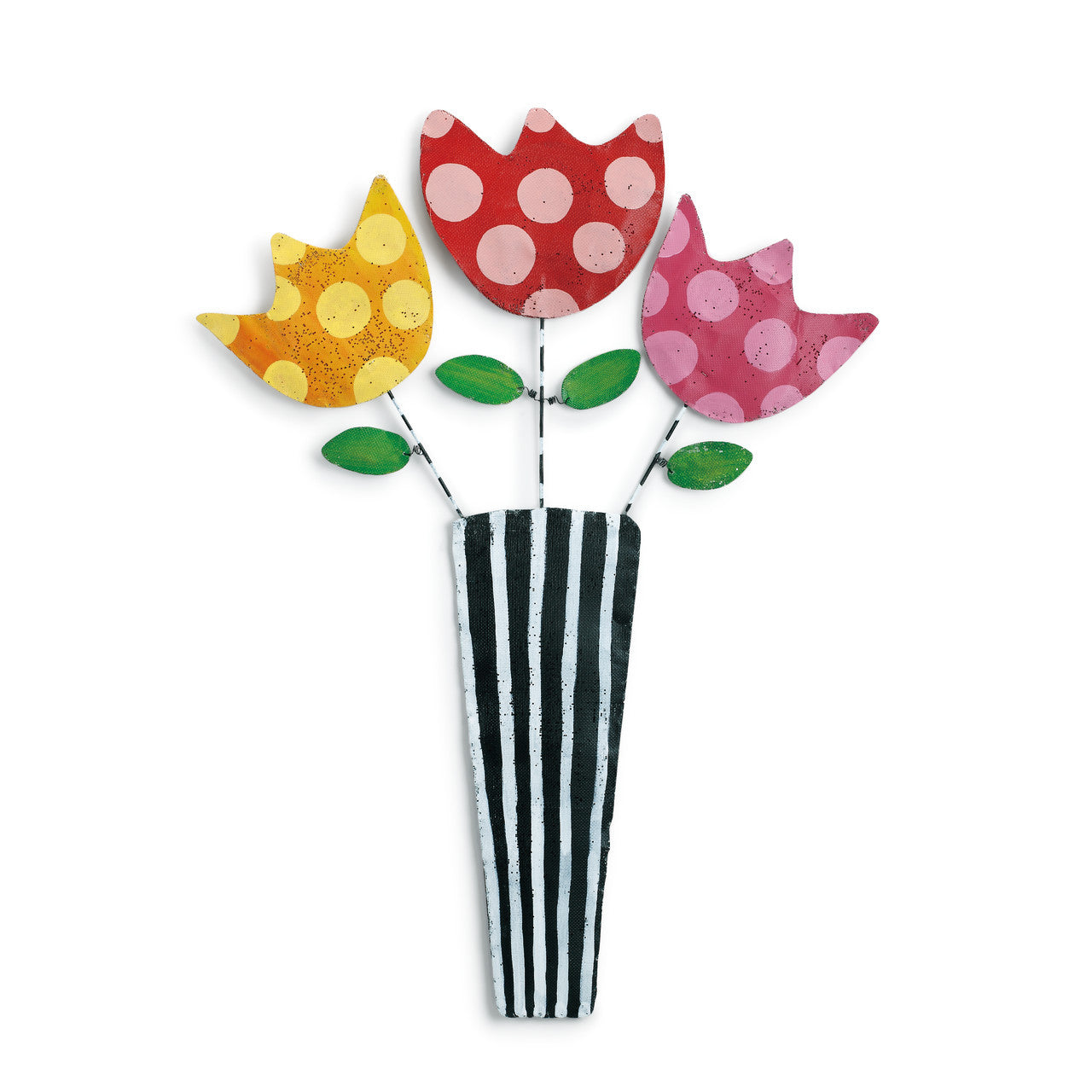 Screenings Flowers in Vase Door Hanger