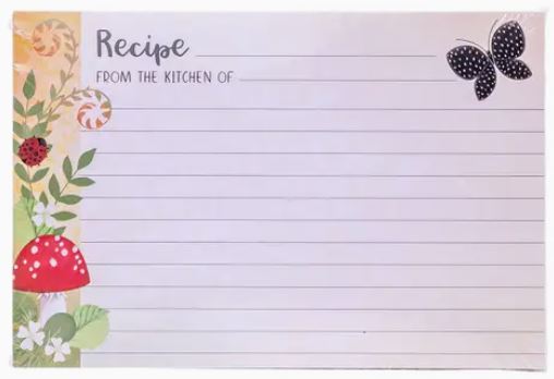 Recipe Card Pack: Merry Mushroom
