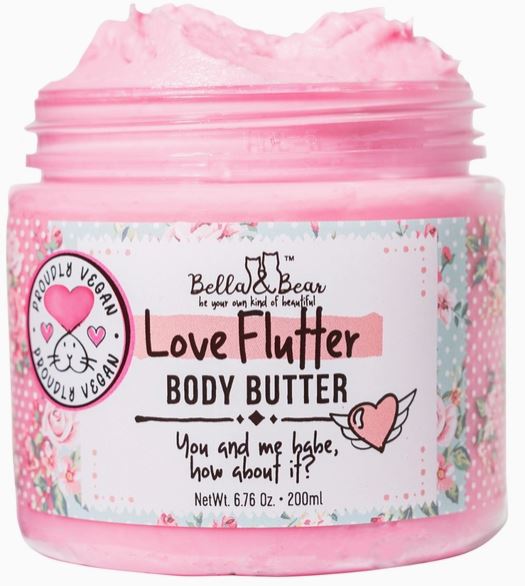 Love Flutter Gift Set | Body Scrub | Body Butter