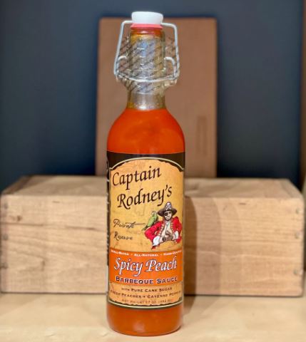 Captain Rodney's Private Reserve - Spicy Peach Barbeque Boucan Sauce