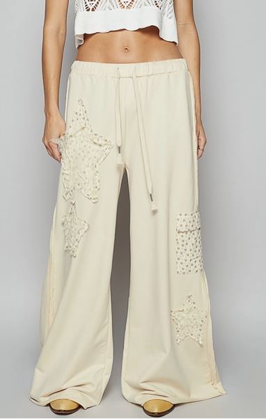 Star Patches Pants