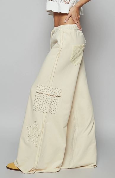 Star Patches Pants
