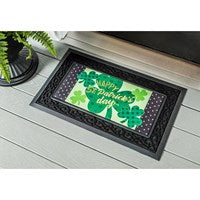 St. Patrick's Day Shamrocks Sassafras Switch Mat