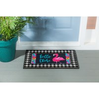Flamingo Stripes and Flowers Sassafras Switch Mat