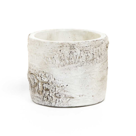 BIRCH BARK ROUND POT SMALL