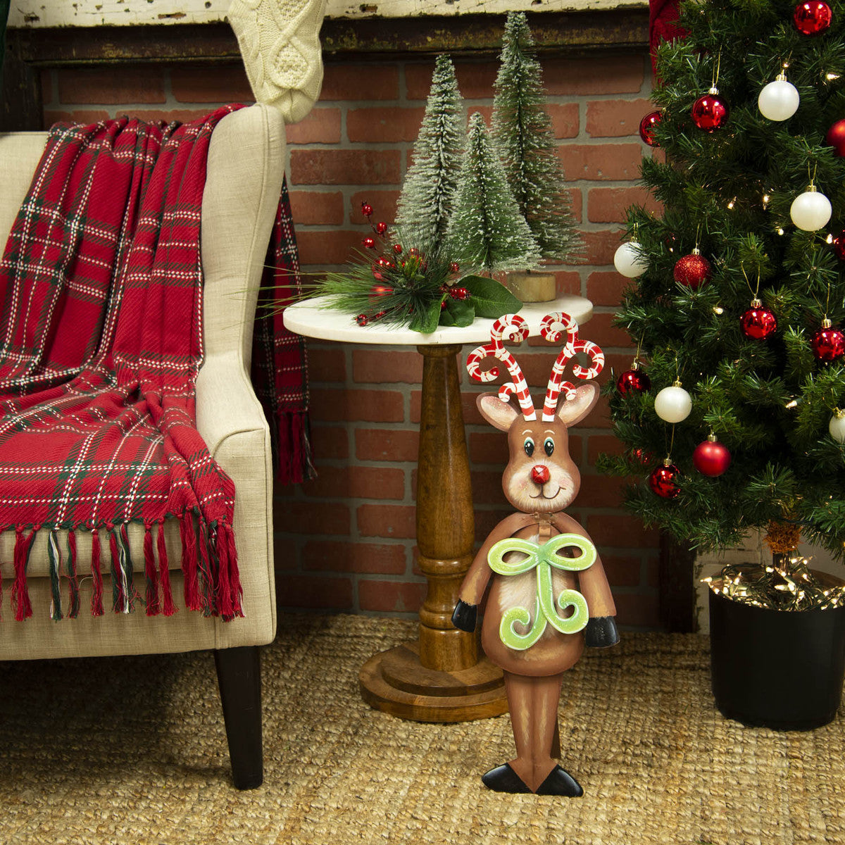 Candy Cane Rudolph