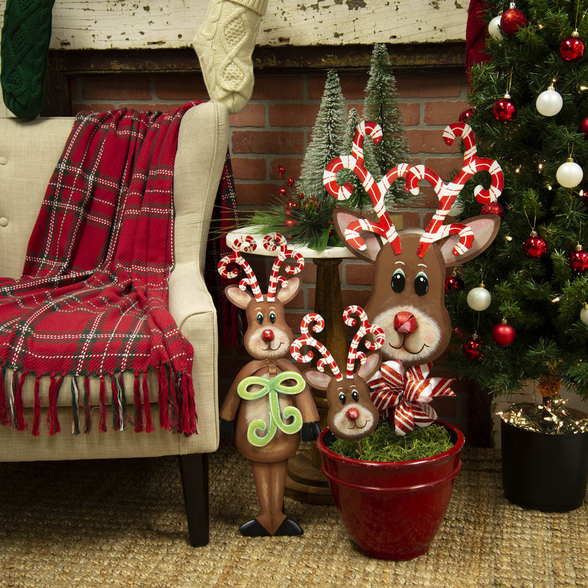 Candy Cane Rudolph