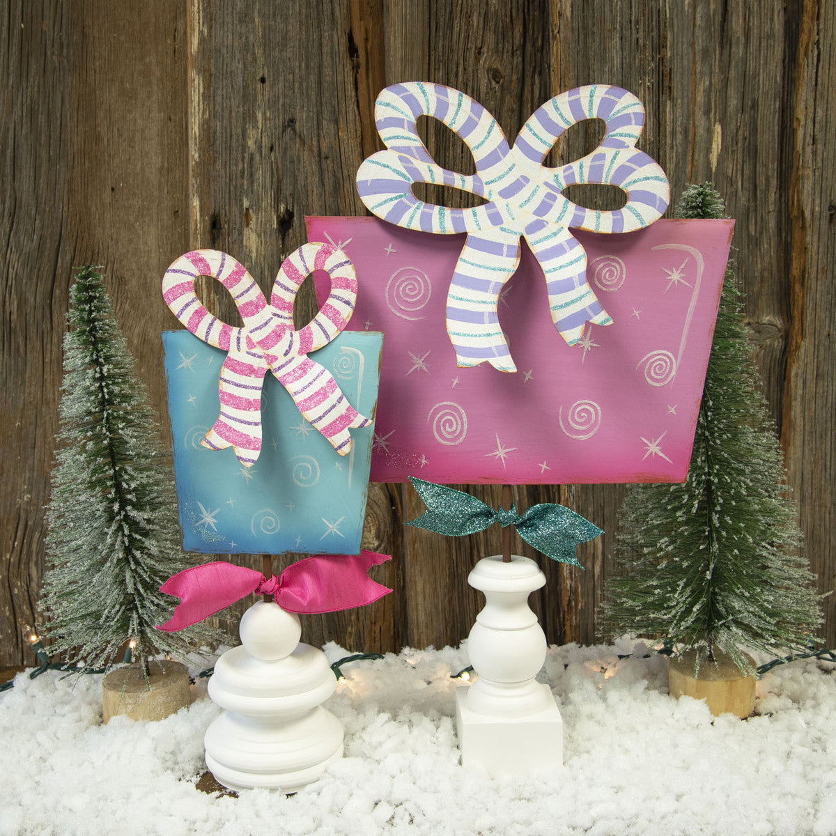 PRETTY PASTEL PACKAGES SET OF 2