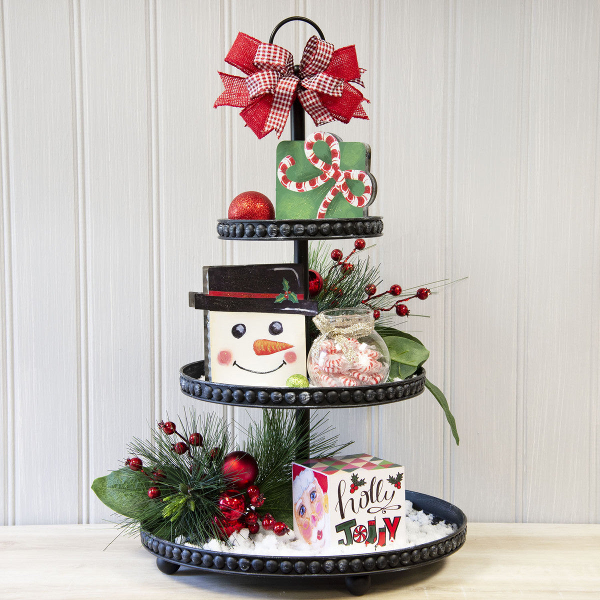 Holly Jolly 6 Sided Block