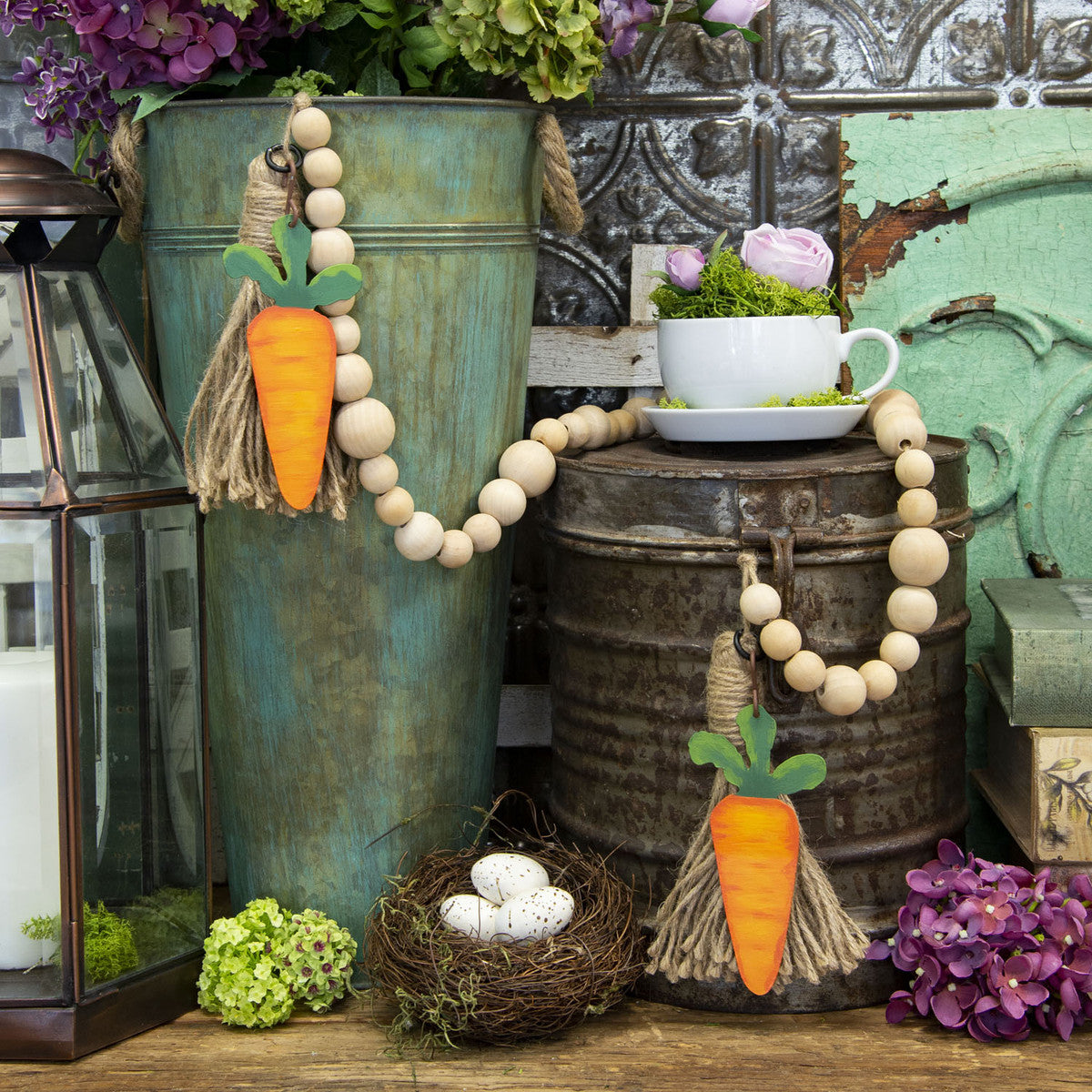Carrot Garland Charms