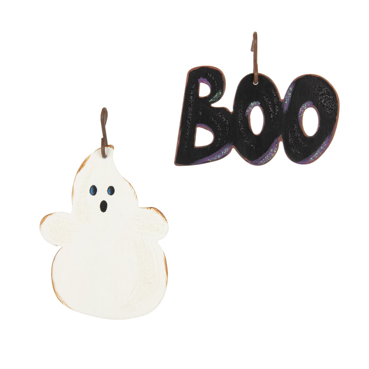 GHOST & BOO GARLAND CHARMS Set of 2