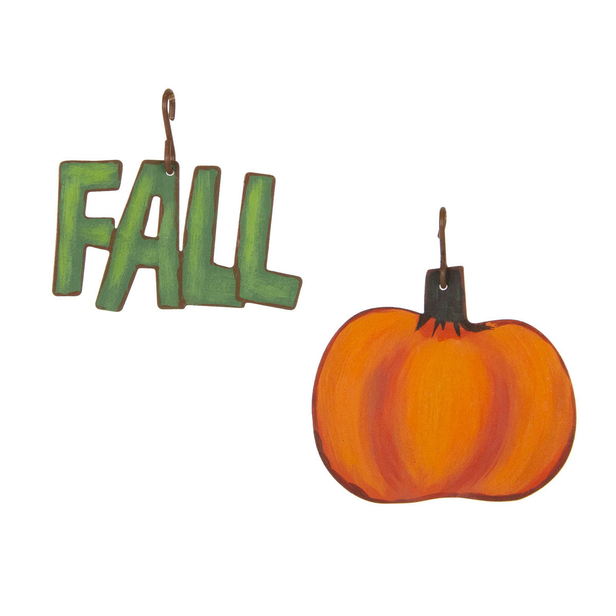 PUMPKIN & FALL GARLAND CHARMS Set of 2