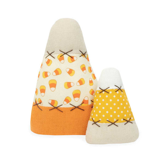 CANDY CORN PLUSH SET OF 2