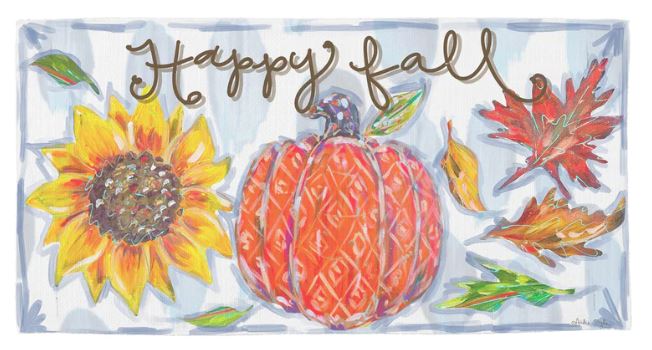 FALL LEAVES PUMPKIN PILLOW SWAP