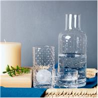 MERCER HOBNAIL CAFE GLASS