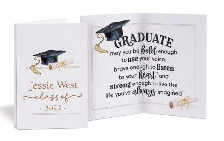 Graduation Keepsake Card