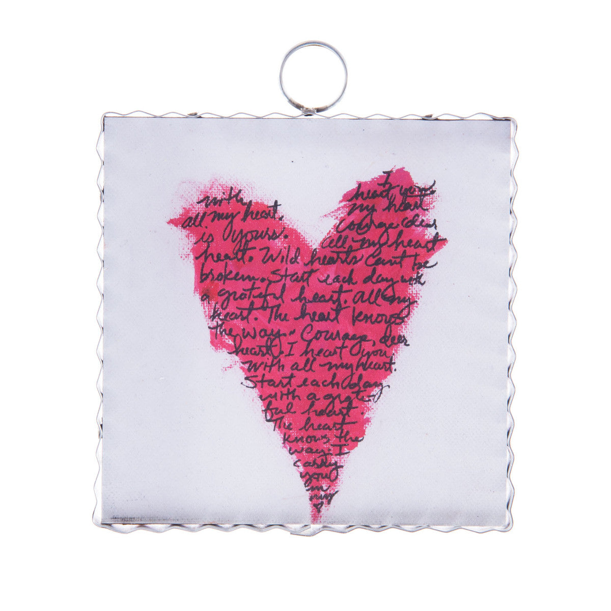 MINI ROSE HEART PRINT