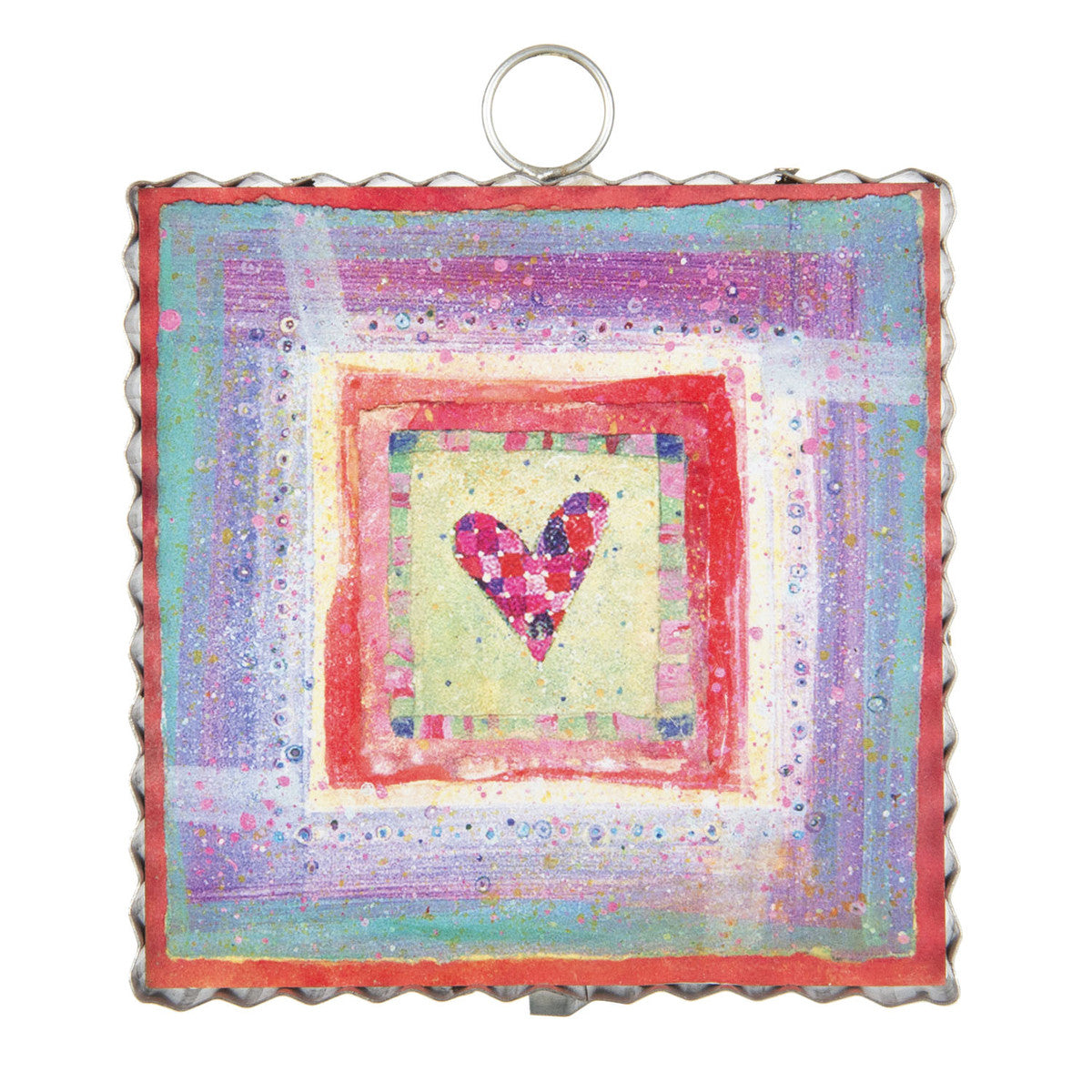 Mini Patchwork Love Print